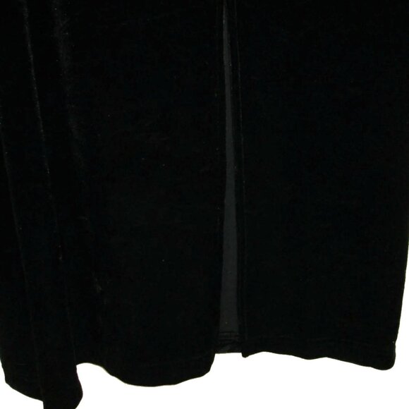 plus size maxi velvet skirt black long xl extra large 14 16 1x - Picture 6 of 6